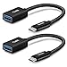Hund und günstig Kaufen-Syntech USB C auf USB Adapter (2 Stücke), USB Type C auf USB A 3.0 Adapter-Kabel, Thunderbolt 3 to USB OTG Adapter Kompatibel mit iPhone 15 Pro Max, MacBook Pro 2020, Galaxy S9, iPad Air 4, Dell XPS