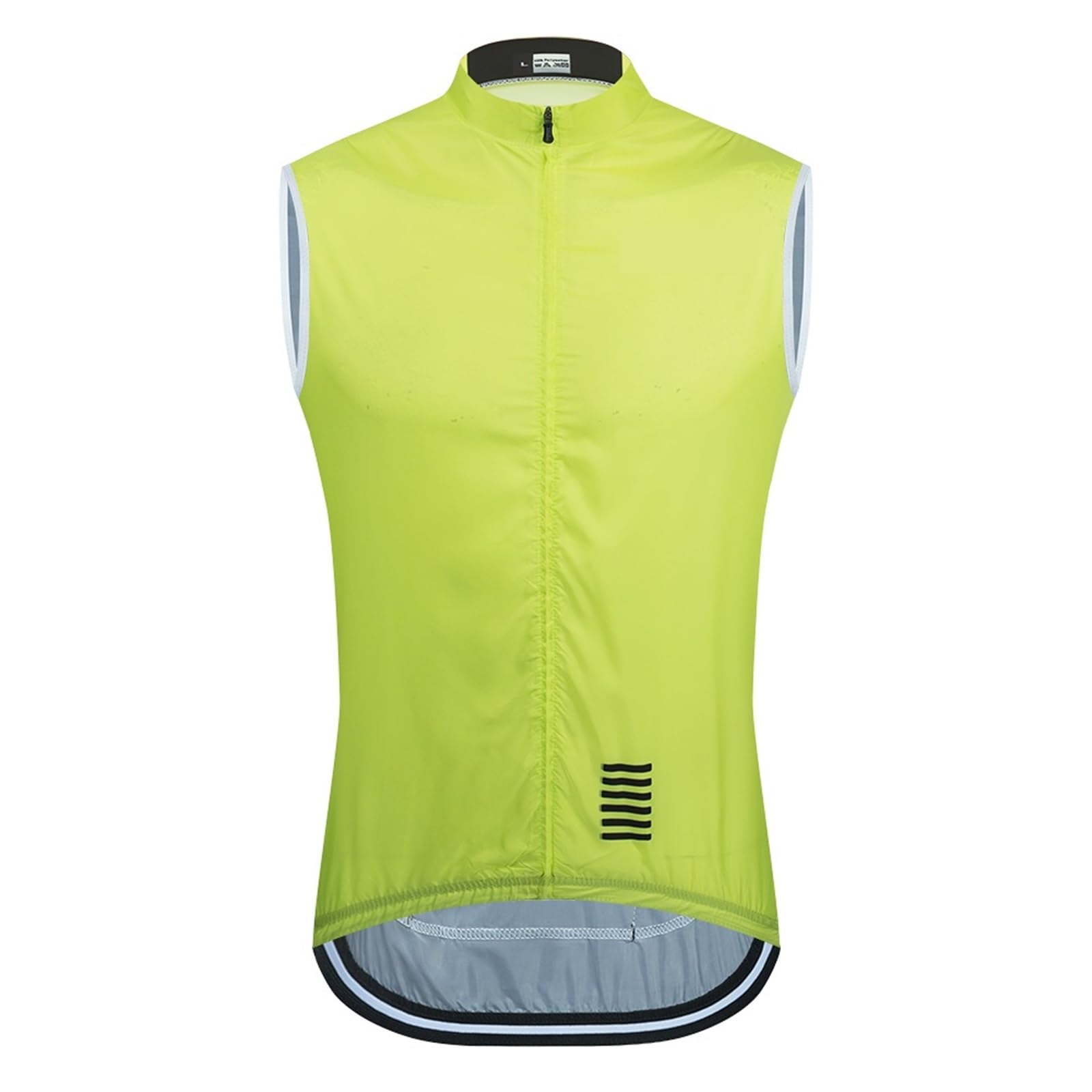 Chaleco de Ciclismo Ligero sin Mangas, Maillot de Ciclismo Reflectante, Ropa de Ciclismo a Prueba de Viento, Chaquetas de Ciclismo for Motocicleta para Ciclismo, Entrenamiento
