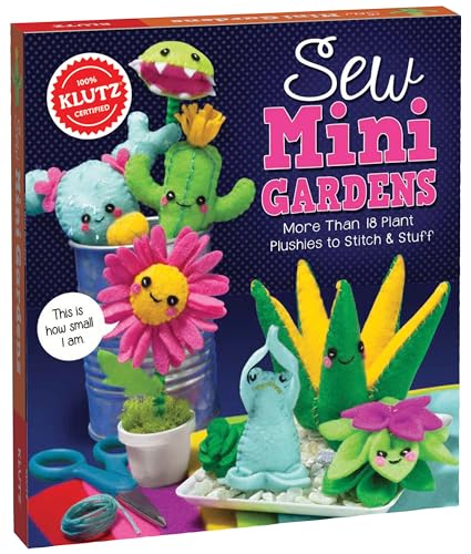 Sew Mini Gardens (Klutz Craft Kit) , 8' Length x 1.5' Width x 9' Height