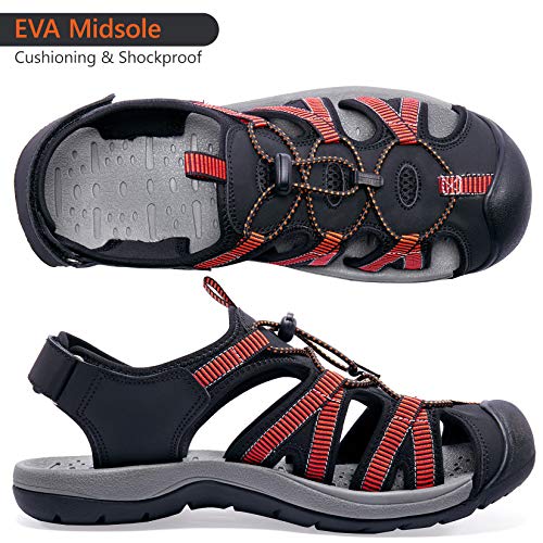 Image of CAMELSPORTS Men's Hiking Sandals Closed Toe Outdoor Beach Sandal Waterproof Sport Fisherman Sandals Water Shoes