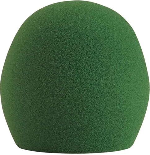 Shure Espuma antiviento para todos los micrófonos Shure tipo bola, Verde