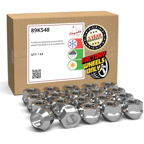 Wheel Accessories Parts 20 Pcs M14x1.5 14x1.5 Thread 0.8" Long Open End…