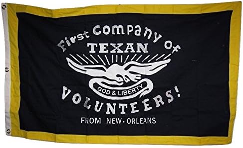 AES 3x5 Embroidered New Orleans Lousiana Grey Dark Blue 100% Cotton Flag 3'x5'