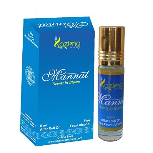 KAZIMA Pure Natural Mannat Apparel Concentrated Attar Perfume (8ml Rollon free From Alcohol)