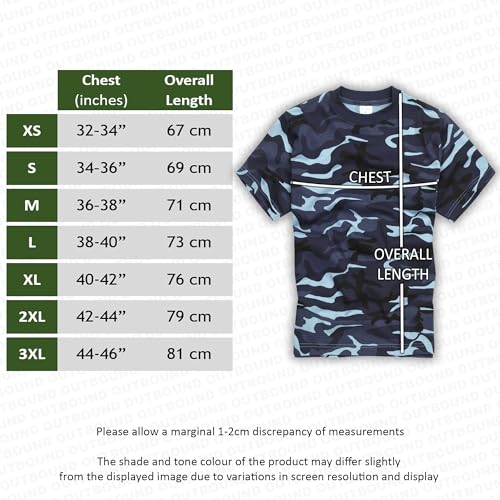 100% Cotton Army Military Style Crew Neck Short Sleeve T-Shirt