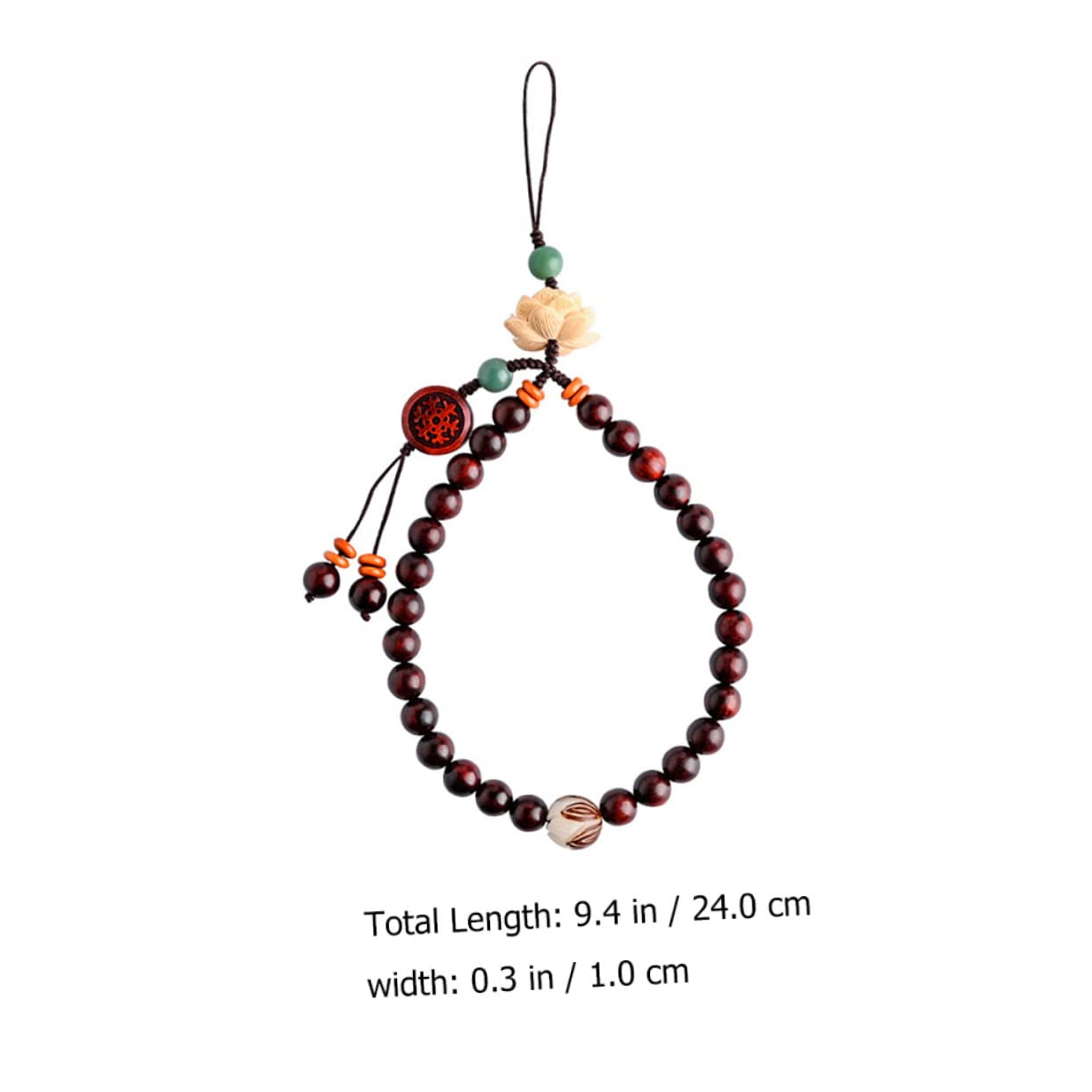 Uonlytech Cadena De Telefonía Móvil Cordón De Muñeca Para Llaves Cuentas Mano Muñeca Cordón Correa Para La Muñeca Del Cordón Del Teléfono Llavero De Muñeca Coche Llaveros De Madera