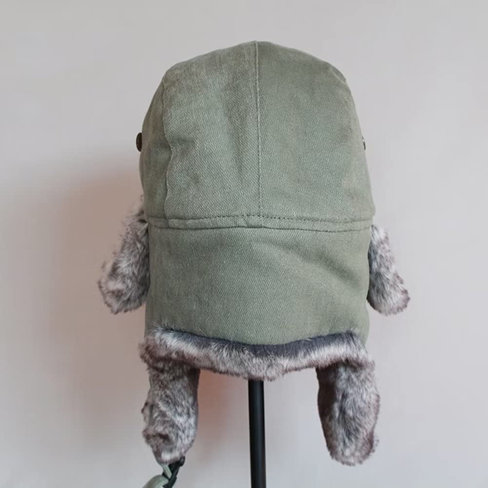 DongBao Gorro de Invierno Térmico Gorro de Aviador Caliente con Orejeras Sombrero de Esquí Ciclismo Senderismo A Prueba de Viento