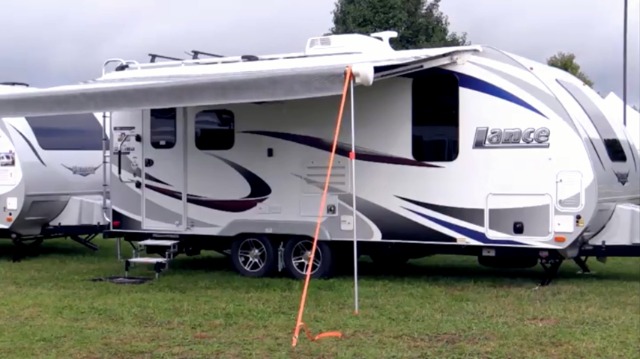 Kit Tiranti Per Tendalino Camper, Cinghie Antivento Regolabili Con Picchetti E Molle Per Roulotte E Van