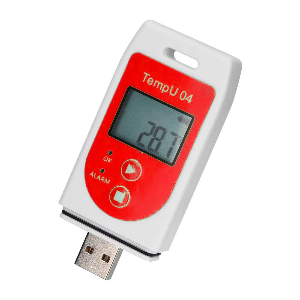 Registrador Temperatura Económico USB para almacenes, neveras y transporte. Manual en Español.