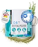 FAVLY – DENTAL Zahnpflege Pulver für Hunde 250g – Ergänzungsfuttermittel Zahnpulver Topping Hund gegen Maulgeruch & Zahnbelag – mit Bio-Chlorella & Salbei – ohne Getreide & Zusätze