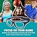 BLUE CUT Sports Protection Goggles, Safety Glasses for Basketball, Pickleball, and Outdoor Sports