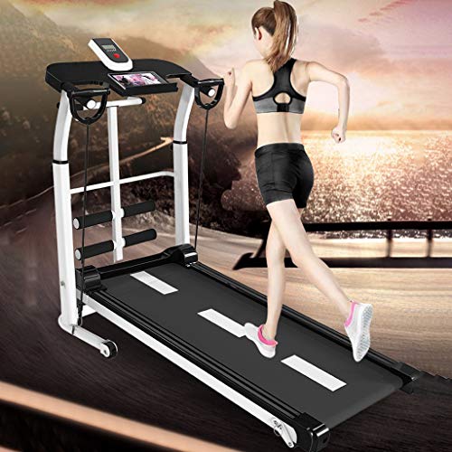 Image of Household Small Folding Treadmill Indoor Ultra-Quiet Simple Mini Mechanical Walking Running Machine Weight Loss Fitness Equipment，Installation-Free,Walking Jogging Machine for Home /Office Use