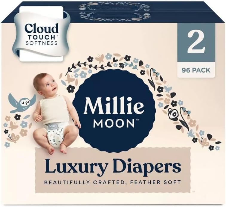 Image of Millie Moon Luxury Diapers - Size 2-96ct