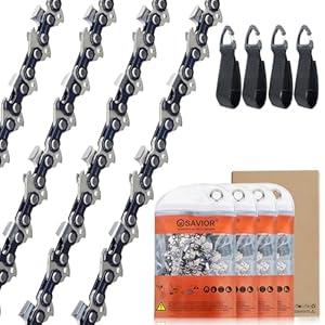 SAVIOR 4 Stück Sägekette .325'LP 1.1mm