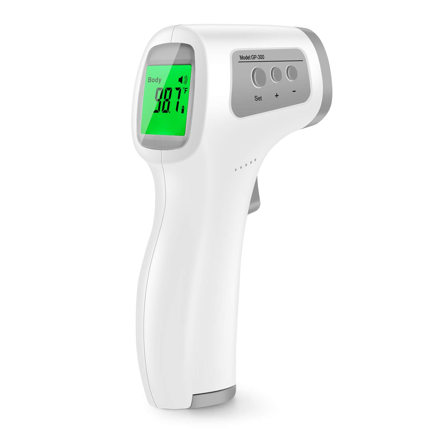 Termoscanner Infrarossi, Letture Istantanee Accurate, Display LCD, Certificazione CE, Conversione ℃ e ℉ per Neonati, Bambini, Adulti