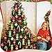 Liliful 30 Pcs Christmas Candy Cane Lollipop Ornaments Set Plastic Holiday Peppermint Candy Home Hanging Ornament Lollipop with Rope for Xmas New Year Party Decor(Red Green White)