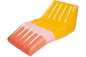 Funsicle Inflatable 5.8 ft Rectangle Pool Float With Cup Holder