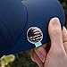 GRAPHICS & MORE American Gun Flag USA Second 2nd Amendment Golf Hat Clip with Magnetic Ball Marker