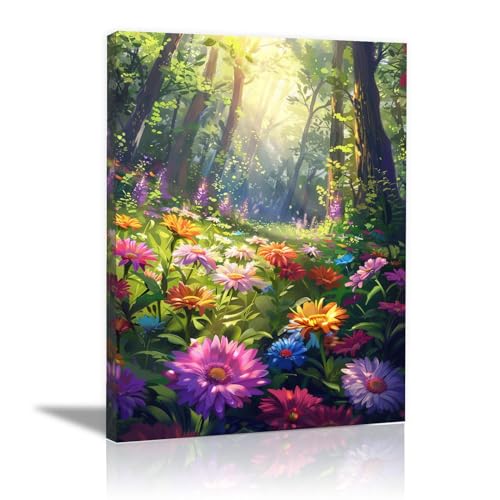 Impression sur toile paysage pour décoration murale moderne séjour bureau 50x70cm
