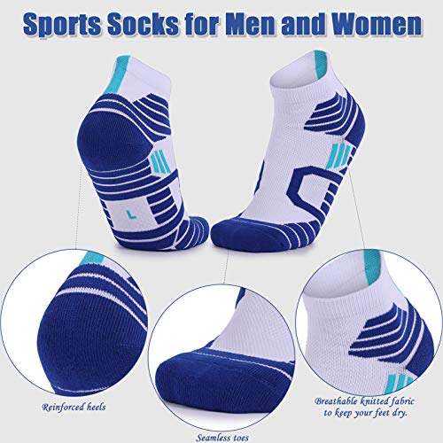 Meias Esportivas, Andoer Meias esportivas masculinas e femininas toalha com listras inferiores antid