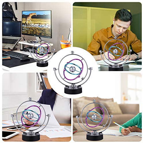 KESYOO Movimento Perpétuo Escultura de Mesa Brinquedo Balançando Bola Magnética Arte Ciência Requint