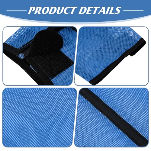 Image of Jexine Set of 8 Mesh Fly Boots for Horse Loose Fitting Non Slip Breathable Horse Fly Leggings Protective Reduces Stress Leg Fatigue Wraps for Preventing Flies Mosquitoes Bite