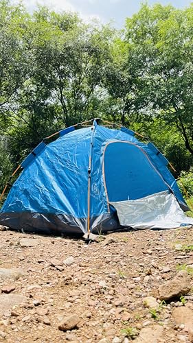 Image of Outdoor Pop Up Captain Tent Water-Resistant Portable Instant Camping Tent for 1-2 Person Tent