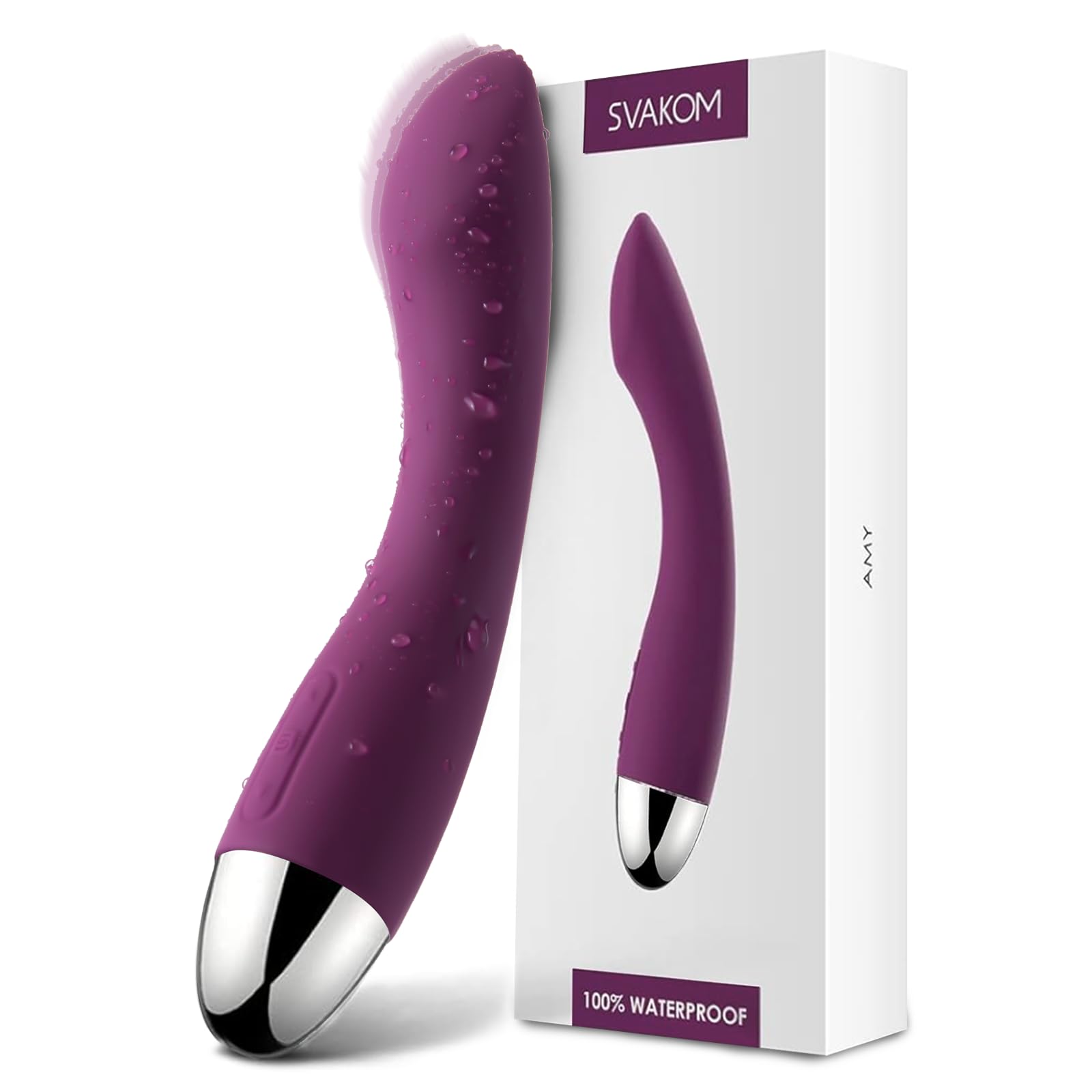 Gspot Dildo Vibrator Sex Toys SVAKOM Amy Female Clitoral Vibrators Waterproof Vibrating Dildos Anal Toy with 25 Powerful