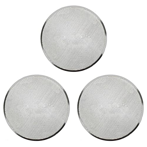 Gbloodst 3X Profesional Bandeja de Horno para Pizza Redonda Red de Antiadherente de Rejilla de Barbacoa (12 Pulgadas)
