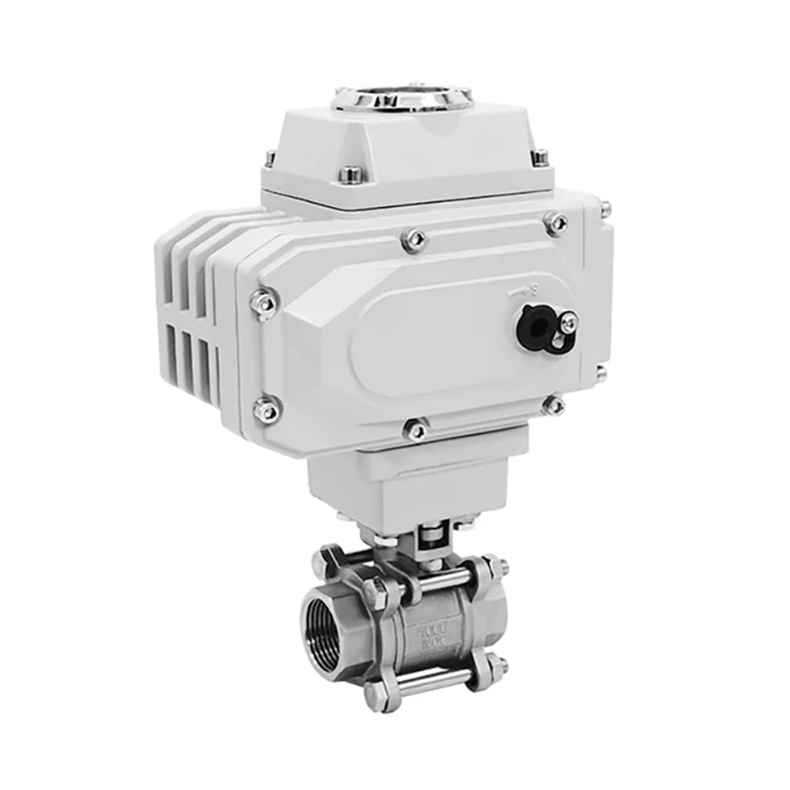 Valvola a sfera motorizzata a 2 vie 3/8 1/2 3/4 1 2 pollici in acciaio inossidabile 304 Q911F-16P, tipo on/off, 1 pezzo(3/4",24VDC)