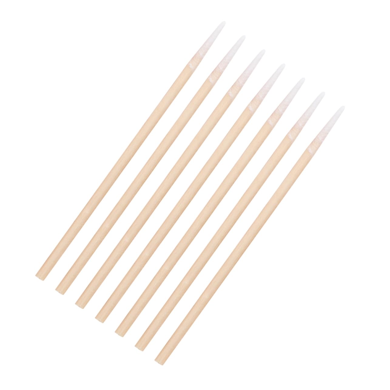 IWOWHERO 7 Pack Long Cotton Swab Sticks Pointed Cotton Swabs for Makeup Beauty Cleaning Skin Wound Disposal