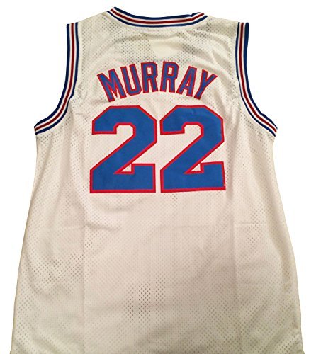 Bill Murray Space Jam Jersey - #22 Tune Squad - White (XX-Large) by Space Jam