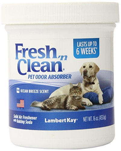 Lambert Kay Fresh 'N Clean Pet Odor Absorber, Ocean Breeze Scent, 16-Ounce