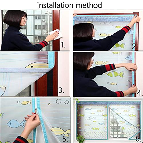 Kit d'isolation de fenêtre noir bâche opaque sur mesure anti-froid