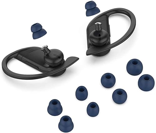 Miniatura 4 de Juego de auriculares de silicona de repuesto compatibles con Beats by Dr. Dre Powerbeats Pro Auriculares intrauditivos inalámbricos (4 paresazul