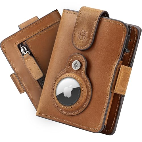 Portefeuille en cuir véritable Will Fire® MagFlap Air chic