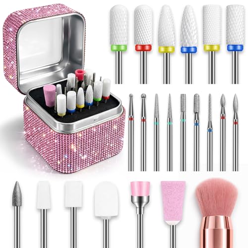 Kit de Brocas para Manicura 22 Piezas Profesional miniatura 1