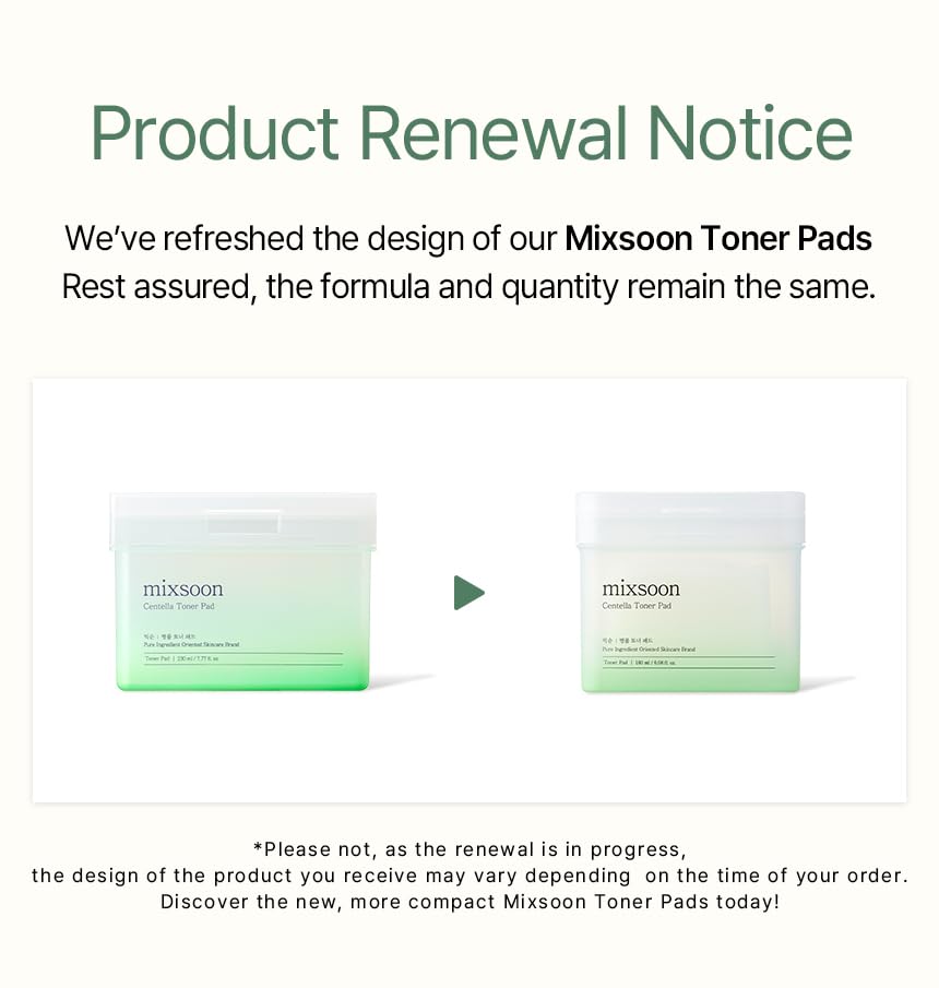 mixsoon Centella Toner Pad, 3-Layer CICA Pads with Niacinamide & Ceramide NP - Image 2