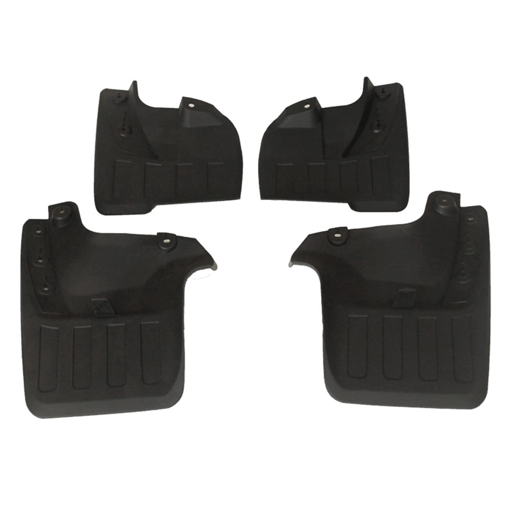 4 Pezzi Set Paraspruzzi Auto Parafanghi Guardia Kit per T-oyota fortuner 2016-2019, Anteriore Posteriore Parafango Protezione Car Accessorio Protettivo Decorativo con Vite