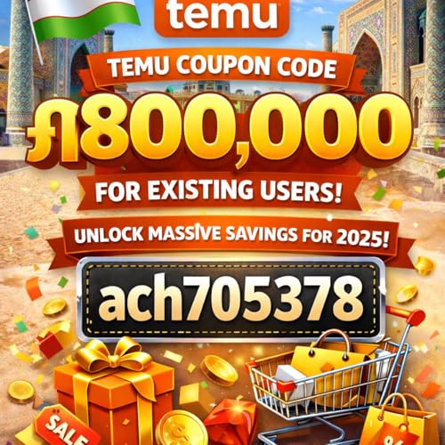 Uzbekistan TEMU Coupon Code лв800000 Off {["ach705378]} For Existing Users cover art