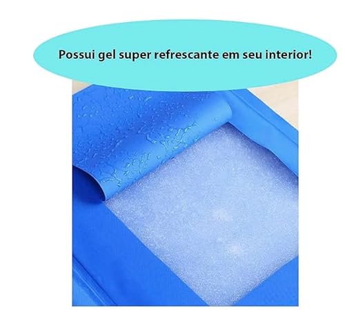 Tapete Gelado Pet Refrescante Pequeno 40x50cm - Conforto e Frescor