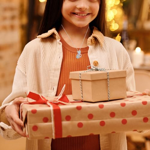 Horse/Wolf/Hummingbird/Fox Necklace for Girls,Fox/Hummingbird/Horse/Wolf Gifts for Girls Women,Rainbow Girls Jewelry Valentine's Day, Birthday, Christmas, Back to School Gifts2