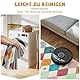 TOPICK Fußmatte Waschbar Fussmatte Innen Kurzflor Weich Modern Rauten Teppich 60x90cm Geometrischer Antibakterieller Faltbar rutschfest Türmatte für Haustür Eingang Küche Patio Kinderzimmer Konfetti