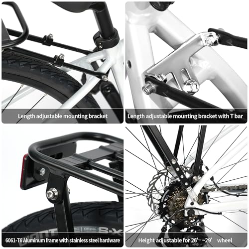 6061-T6 Aluminum Bike Cargo Rack