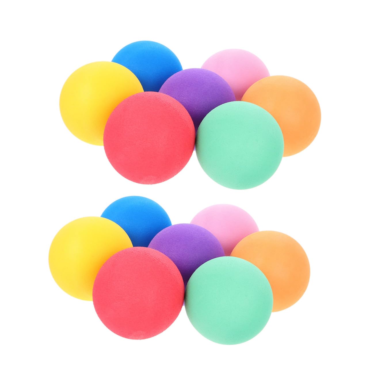 BESPORTBLE 12Pcs Soft Sponge Balls for Bouncing Balls for Group Play Safe Lightweight for Birthday Parties Playpens and Preschool Activities