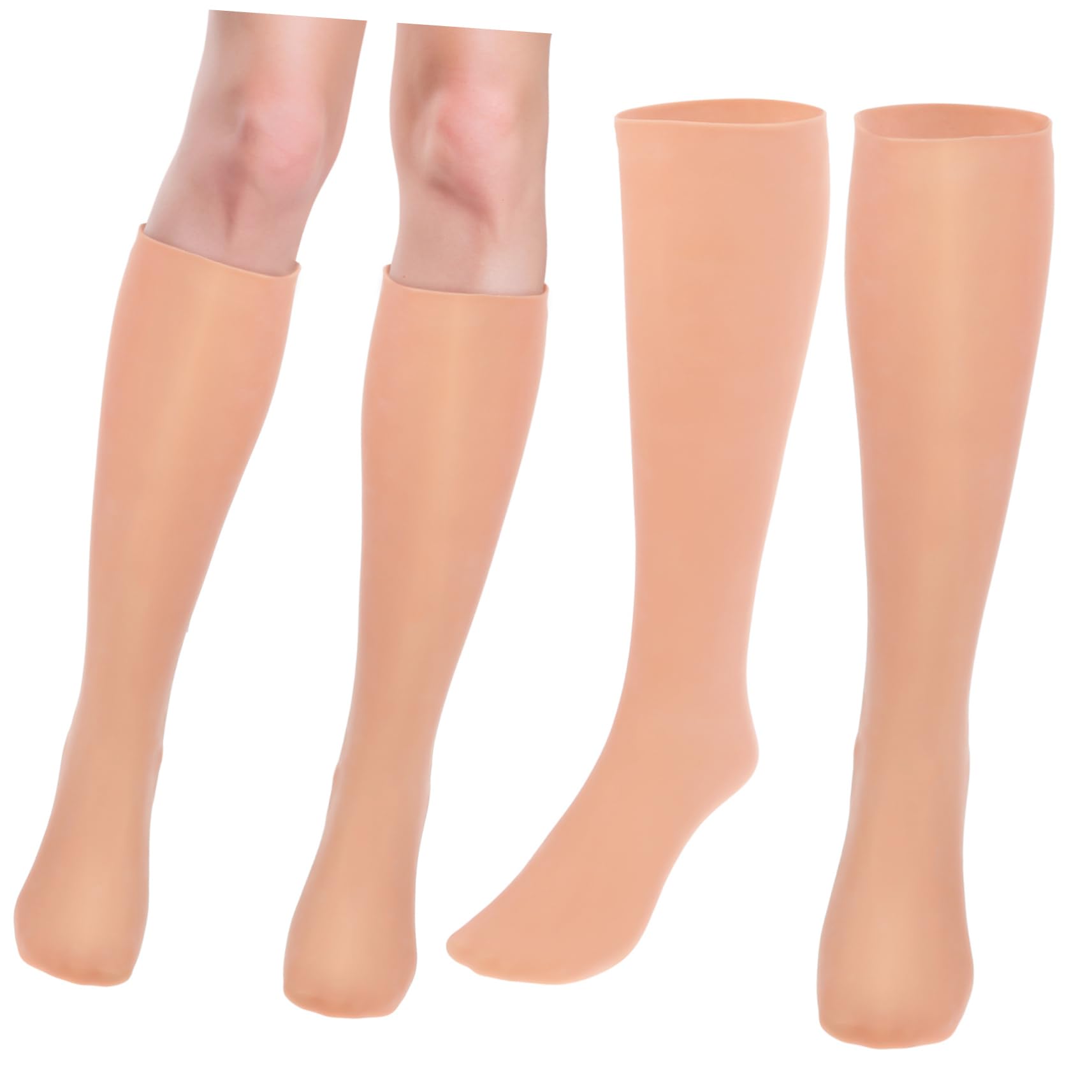 FOYTOKI 1Pair Moisturizing Foot Socks Long Softening Care for Cracked Heels Exfoliating Foot Cover for Women Nourishing and Repairing for Foot Skin Care and Hydration