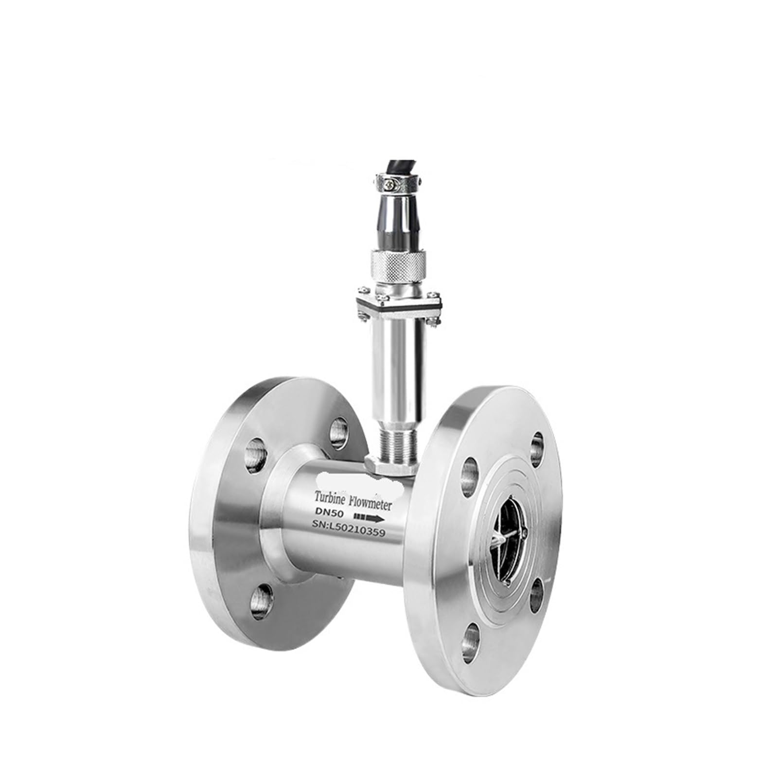 KSZHZYMGX IP68 Turbine Flow Meter For Fuel Waterproof Pulse Signal 12-24VDC(DN40)