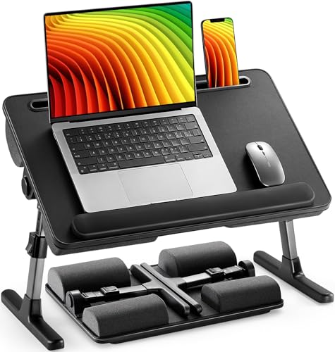 HUANUO Laptop Bed Desk, Laptop Tray Computer Lap Desk for Bed Couch Sofa Floor, Bed Tray for...