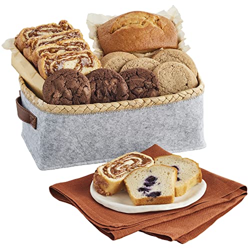 Harry & David Baker's Best Basket - Galletas con chispas de chocolate - Regalo perfecto de agradecimiento - Regalos de postre para mujeres, hombres,