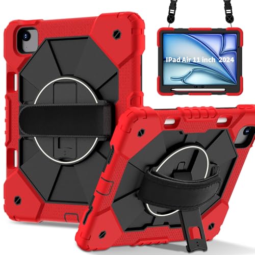 Protection iPad Air 11 2025 M3 coque robuste avec porte-stylet pour enfant